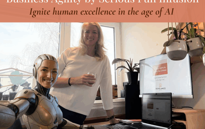 Business Agility by Serious Fun Infusion - collaborating with my humanoid